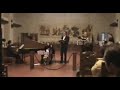 Concerto live, in occasione del 250° anno della morte di GFHandel, dedicato alle cantate italiane composte in occasione del suo viaggio studio in Italia, durante il quale, uno dei periodi di composizione più ispirato, coincise con il suo soggiorno a Viagnanello (VT) quando fu ospite presso la famiglia Ruspoli. Per tal motivo il concerto è stato ambientato in uno dei palazzi nobili di Tarquinia, città sotto l'influenza della nobile casata romana. Il controtenore Mario Bassani, uno dei più ...