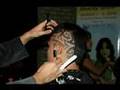 Fade haircut presented by Nieves fashion show CL
