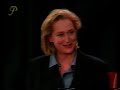 the great meryl streep in conversation with james lipton, who is so excited to be her company.