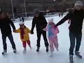 Helping Antonio skate
