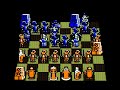 battle chess is a quite typical chess game, but it comes with a twist: all pieces are represented by small, realistic figures that walk around on the chessboard, and when one piece takes another, they both take part in an animated battle. there is a different animation for each permutation, depending on which pieces are capturing or being captured. you can also play in 2d without animation. well, one of the best chess games ever!
