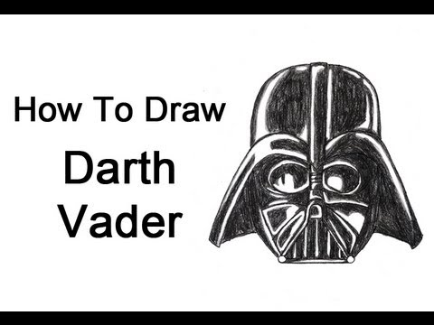 how to draw darth vader