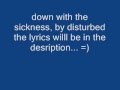 down with the sickness by disturbed lyrics