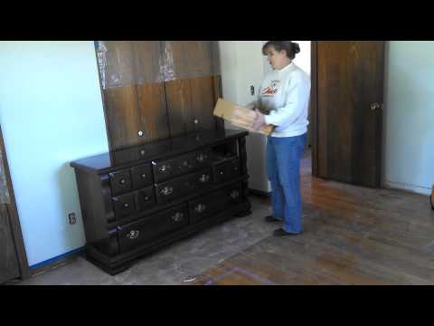 how to remove ikea dresser drawers
