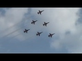 Formationsflug Der Patrouille Suisse Am Sonntag Auf Dem Hamburger Hafengeburtstag 2009