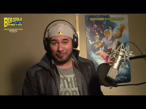 Alex Montiel en el doblaje de BOB ESPONJA - Un Héroe Fuera del Agua