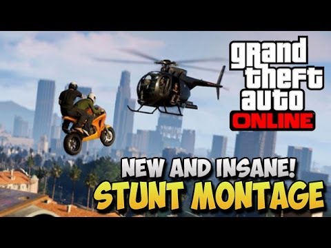 montage - GTA 5 Stunts - Insane Stunts Montage - Stunt Compilation