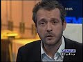 Pierluigi Diaco a Temporale - Crisi del Governo Prodi