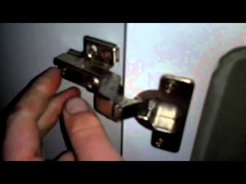 how to cabinet door hinges