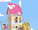 Immeubles en fete