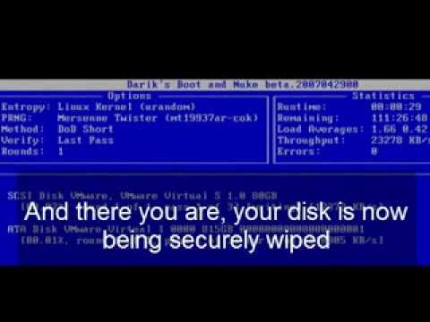 how to properly wipe a hard drive