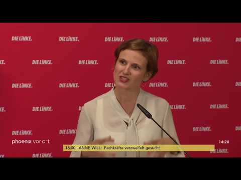 Pressekonferenzen der Parteien zu den Ausschreitungen ...