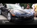 New Corvette ZR1 C6 supercharged c5 zo6 stingray a little acceleration cars and coffee