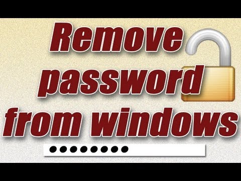 how to remove pw from windows 8