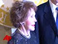 former first lady nancy reagan is hospitalized in california after falling in her bel-air home. she stayed overnight as a precaution and is expected to be released soon. (feb. 18)
