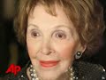 former first lady nancy reagan is hospitalized in california after falling in her bel-air home. she stayed overnight as a precaution and is expected to be released soon. (feb. 18)