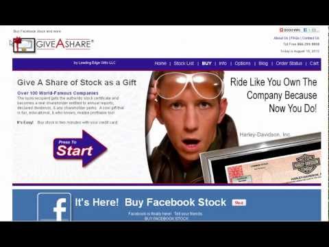 how to buy facebook shares