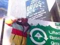 B.o.B's first seeing his LRG Billboard in NYC Times Square