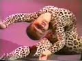 Contortionist in leopard skin