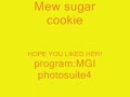 RE:mew sugar cookie: for IkanisuShikari's colorover contest