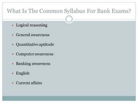 how to crack a bank po exam