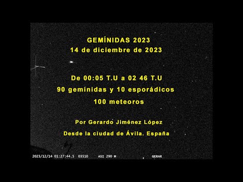 GEMÍNIDAS 2023 uploaded by Gerardo Jiménez López
