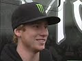 Jim Holley interviews Ryan Villopoto at Anaheim 1 before the races.