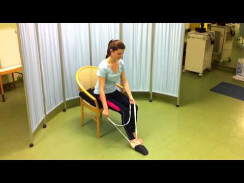 Strumpfanziehhilfe nach der OP