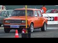 Lada MV6 vs. Skoda Raptor Drag Race EESLC