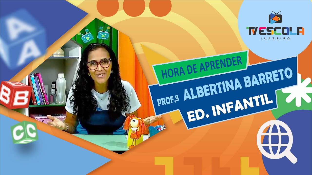 FORMAS GEOMÉTRICAS COM A PROFESSORA ALBERTINA BARRETO