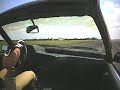 SCCA autocross - M635 Run #4 (in car)
