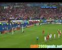 Goal for Austria - Ivica Vastic 93' (1-1)  Austria - Poland 1-1  