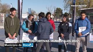 Noticias Rio Negro – (VIDEO) As bolsas esportivas 2022 foram concedidas na Roca