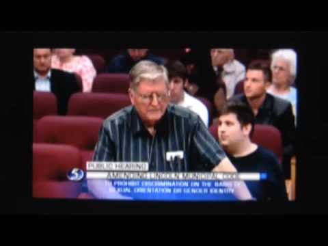Christians oppose Lincoln, NE LGBT ordinance: bathrooms! bathrooms! transgender pedophiles! Video