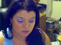 Baby blue and purple leopard eyes