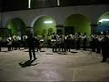 La banda de músicos de la Asociación de Ex Alumnos Sanjuanistas ensayando música navideña en su glorioso local de Independencia, poco antes de una presentación en la Plaza de Armas.