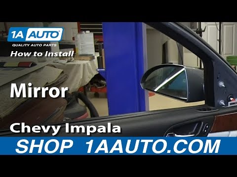 How To Install Replace Fix Broken Side Rear View Mirror 2006-12 Chevy Impala