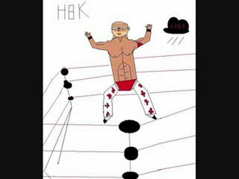 how to draw wwe hbk