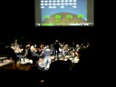 clip of member of the public playing human space invaders. performed by the english chamber orchestra and the national chorus choir at video games live, october 24th 2008 in london.