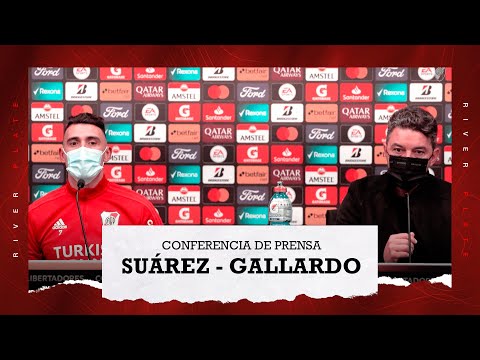 Marcelo Gallardo y Matías Suárez en conferencia de prensa | Colo Colo 1 - 2 River Plate