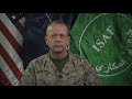 General John R. Allen, commander ISAF Statement