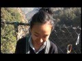 Vi at The Last Resort's Bungee Jump in Nepal 2013