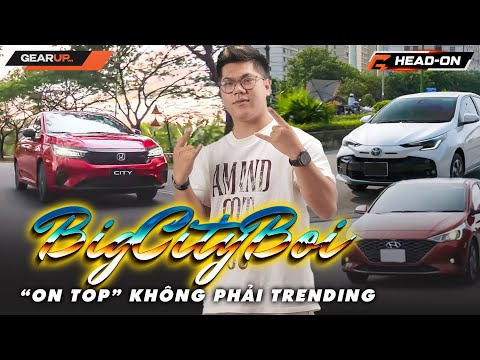 Honda City 2023 với Toyota Vios và Hyundai Accent: Xứng đáng ONTOP không phải Trending | GU Head-on