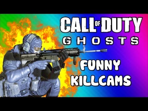 COD Ghosts Funny Killcams - Gas Station Kill, Body Launch, LMG Spray, No Scope (Trolling / Funtage)
