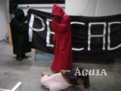 Teatro Águia no templo central - O Ministério Águia de Teatro Cristão está se apresentando no culto da missão resgate do Templo Central da Assembléia de Deus em Belém do Pará. PEÇA: JOGOS MO...