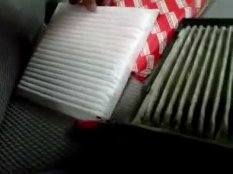 DIY How to install replace the cabin air filter on a 2005 Toyota Highlander
