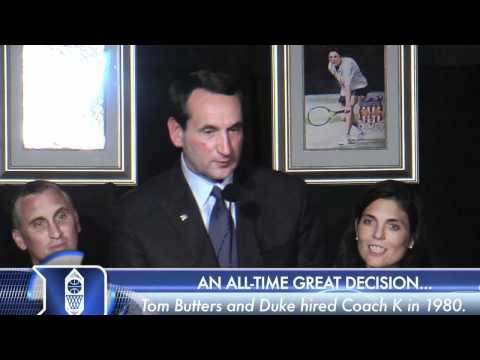 Coach K Duke HOF Speech