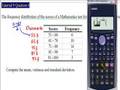 Statistics Calculation by Calculator