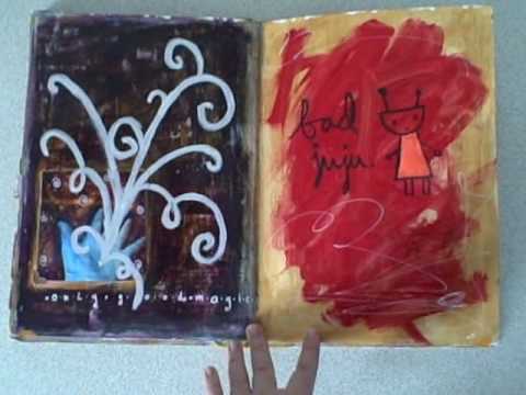 completed art journal #4