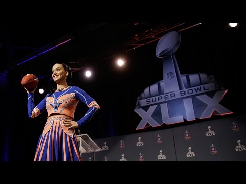 {WATCH} Katy Perry Lights Up Super Bowl Halftime Press Conference